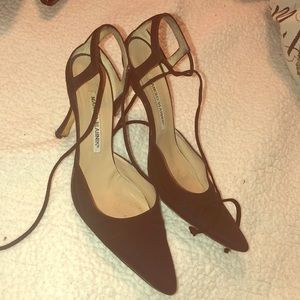 Manolo blahnik bkack heels